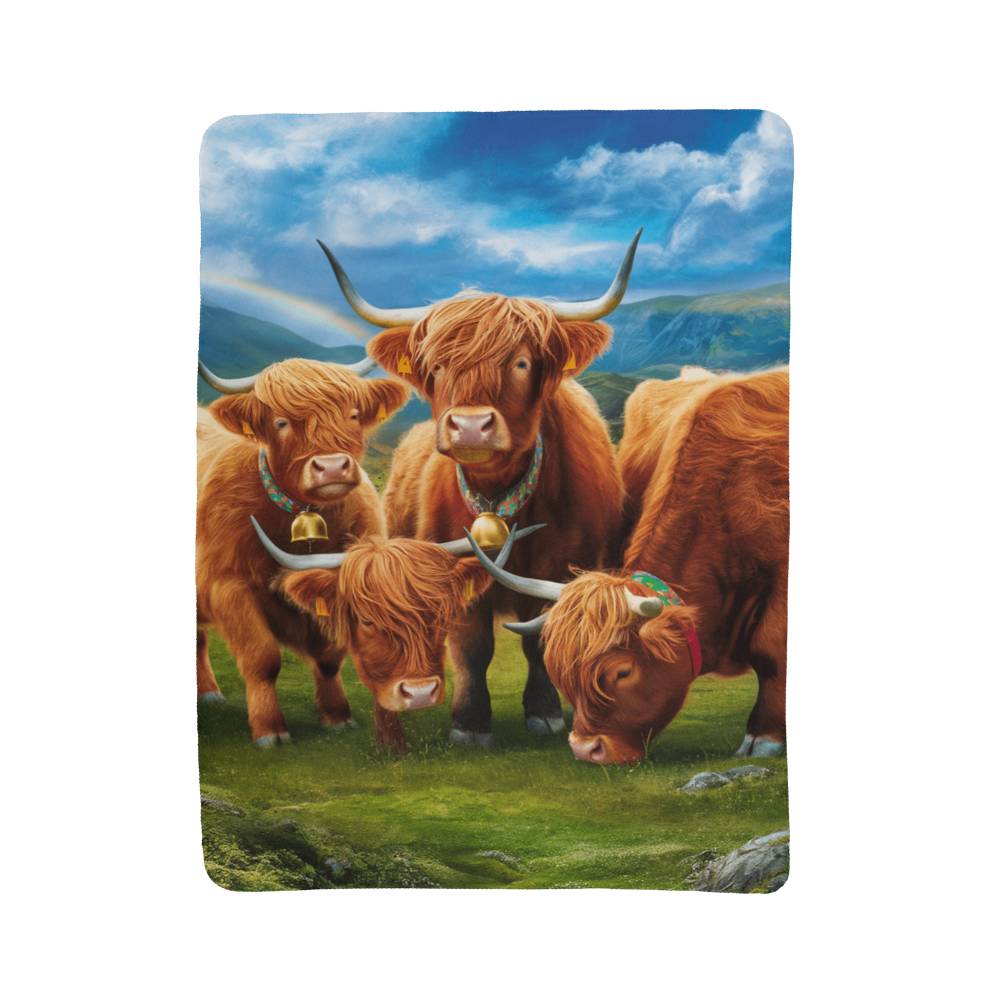 Stay Warm and Stylish with a Cow Print Blanket