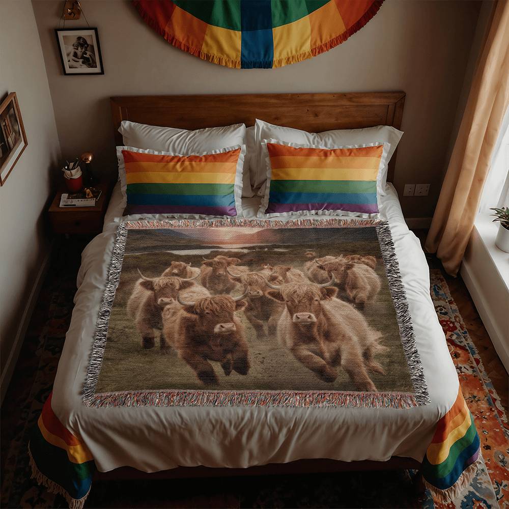 Stay Warm and Stylish with a Cow Print Blanket