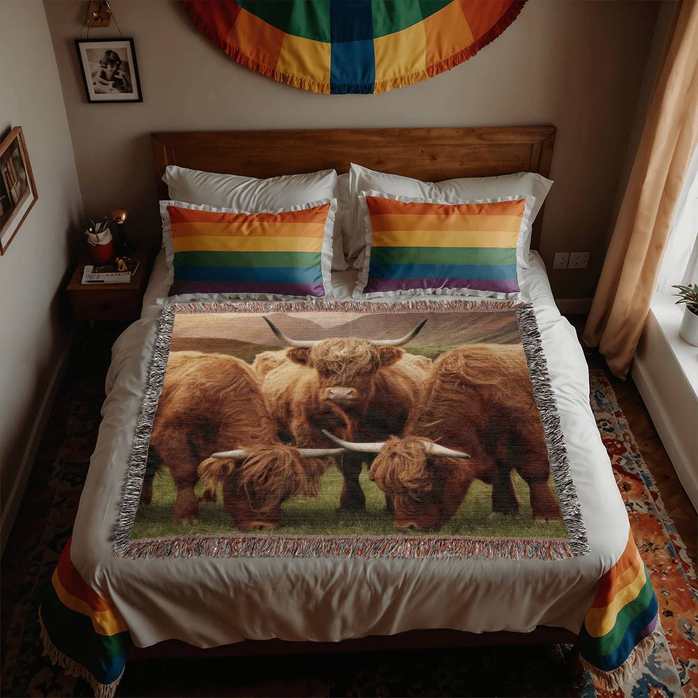 Stay Warm and Stylish with a Cow Print Blanket