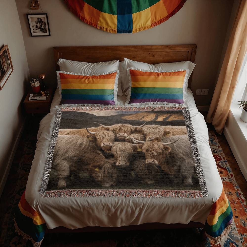 Stay Warm and Stylish with a Cow Print Blanket