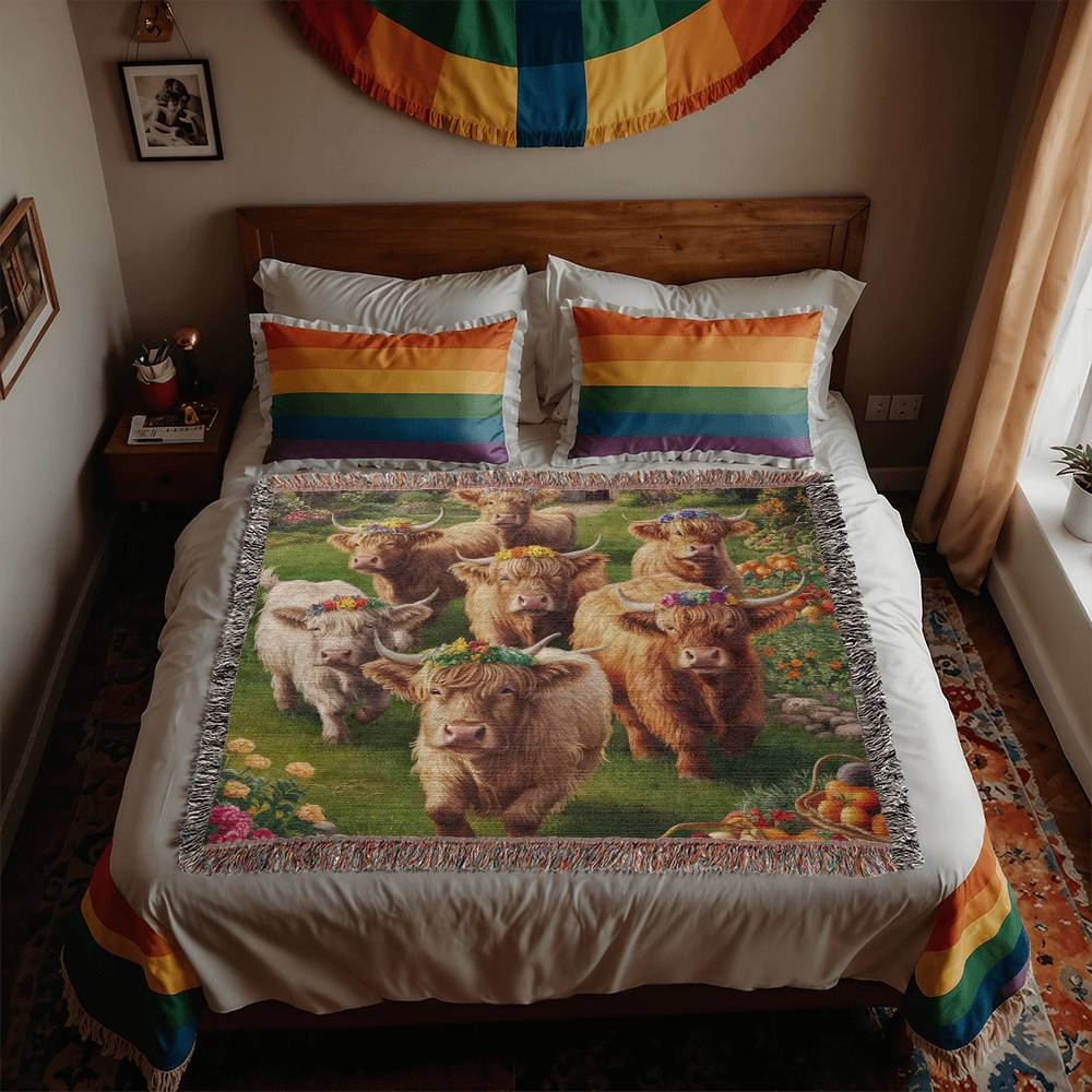 Stay Warm and Stylish with a Cow Print Blanket