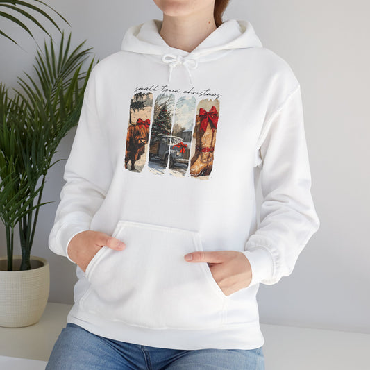 Make this Christmas unforgettable with this cozy ‘Small Town Christmas' Hoodie