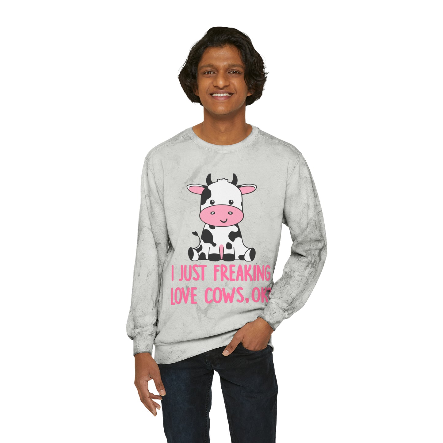 Unisex Color Blast Crewneck Sweatshirt