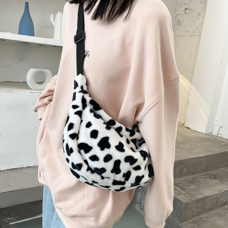 Cow Pattern Elegant Design Women Tote Handbags