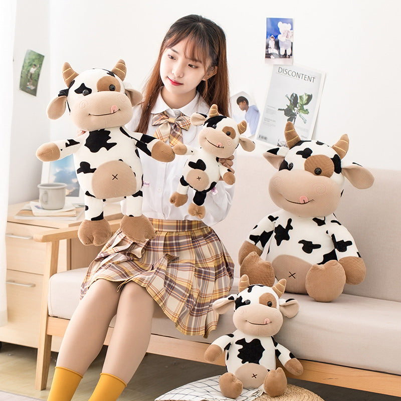 New Plush Cow Toys For Birthday Gifts