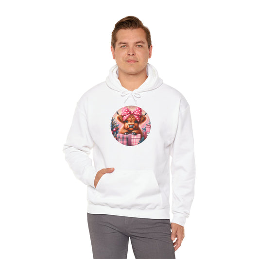 Celebrate Christmas with Comfort and Charm in Cozy Christmas Cow Hoodies