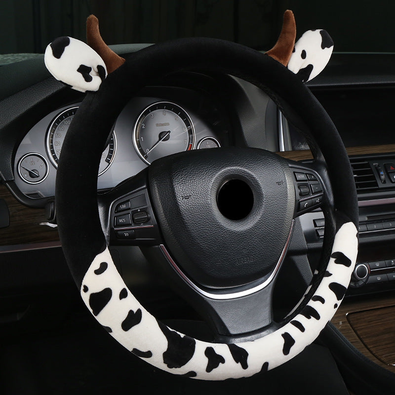 Plush Cute Car Steering Wheel Cover