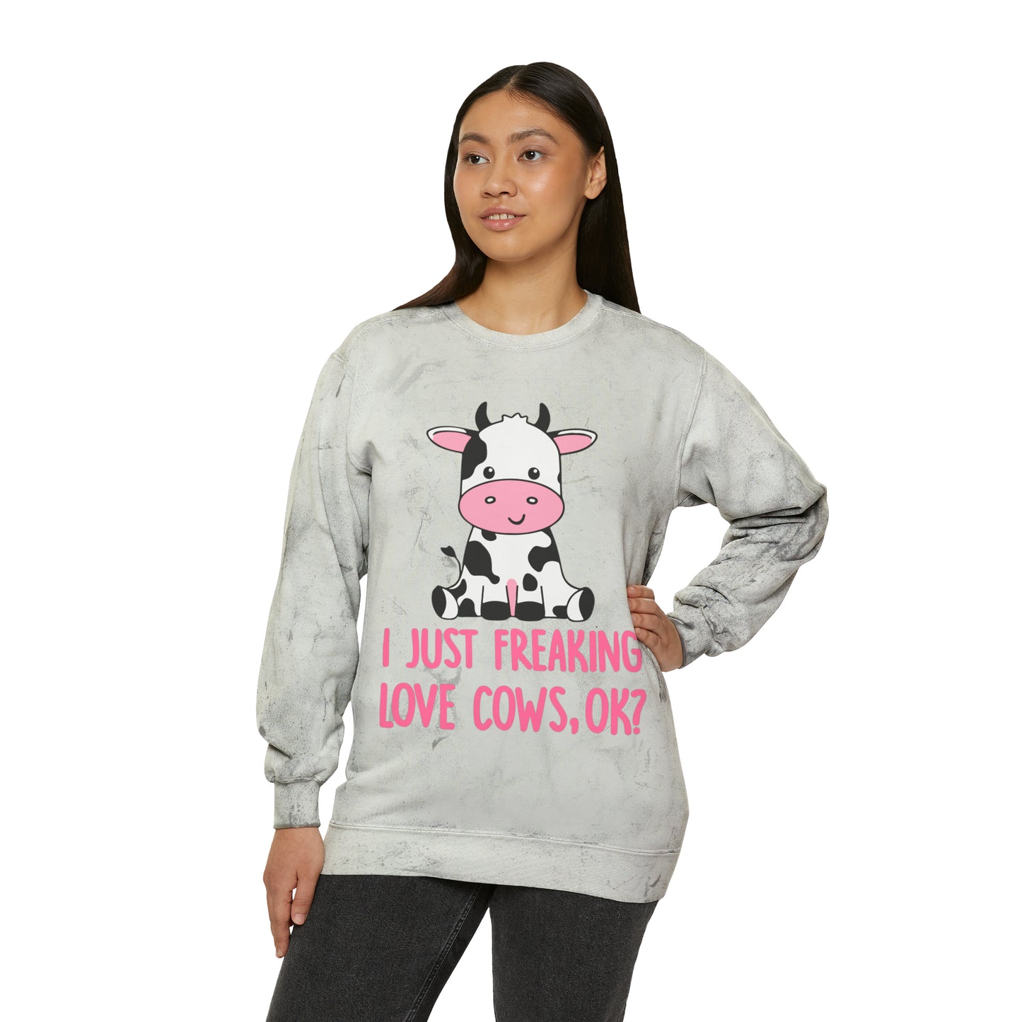 Unisex Color Blast Crewneck Sweatshirt