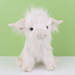 Highland Cow Lover's Dream: 27cm Simulation Highland Cow Plush Toy - A Gift to Cherish
