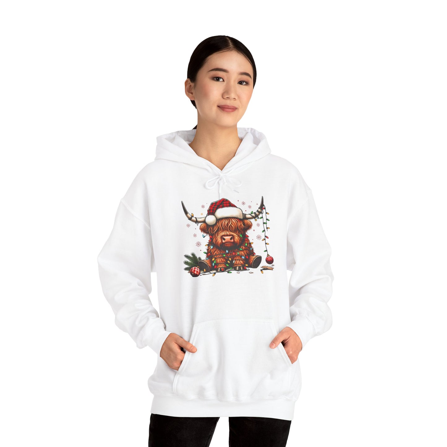 Get Cozy and Festive with Adorable Festive Cow Cute Hoodies – The Perfect Holiday Apparel