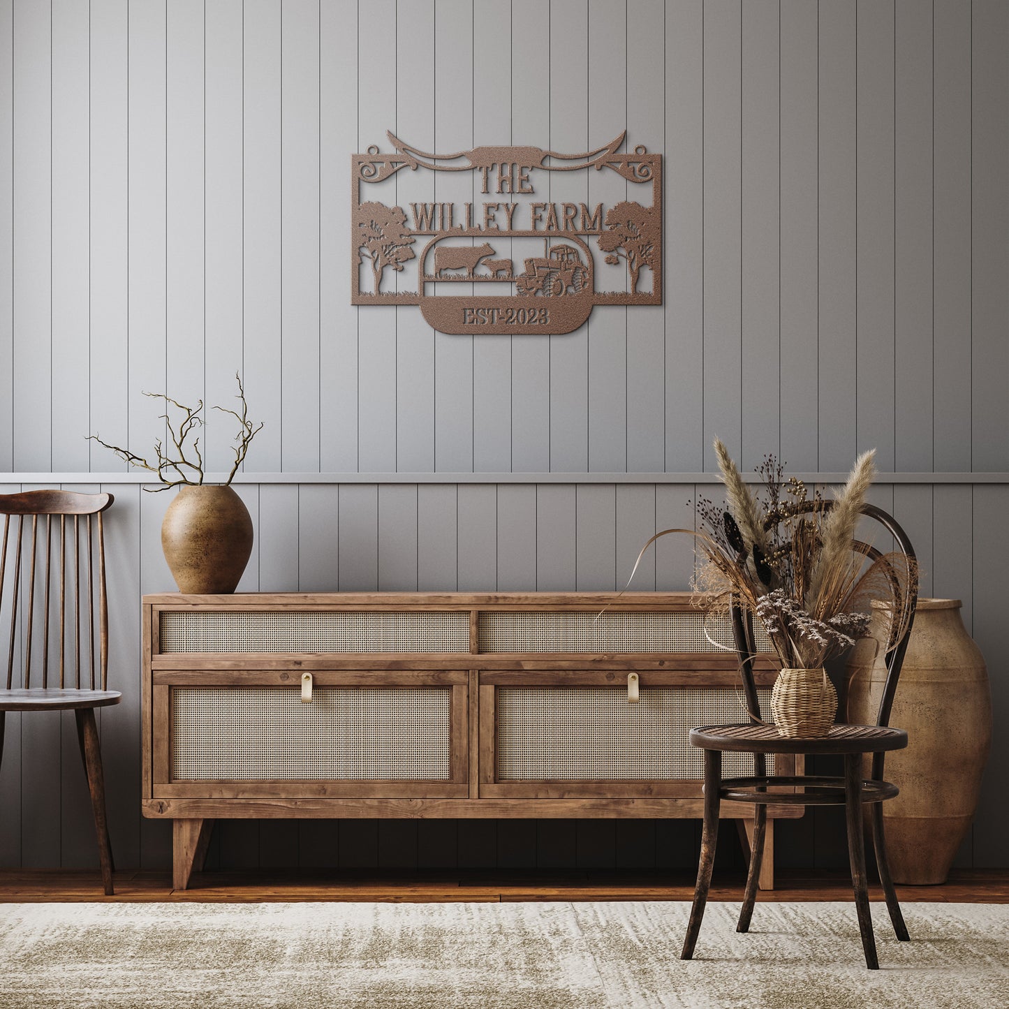 Cow Metal Signs