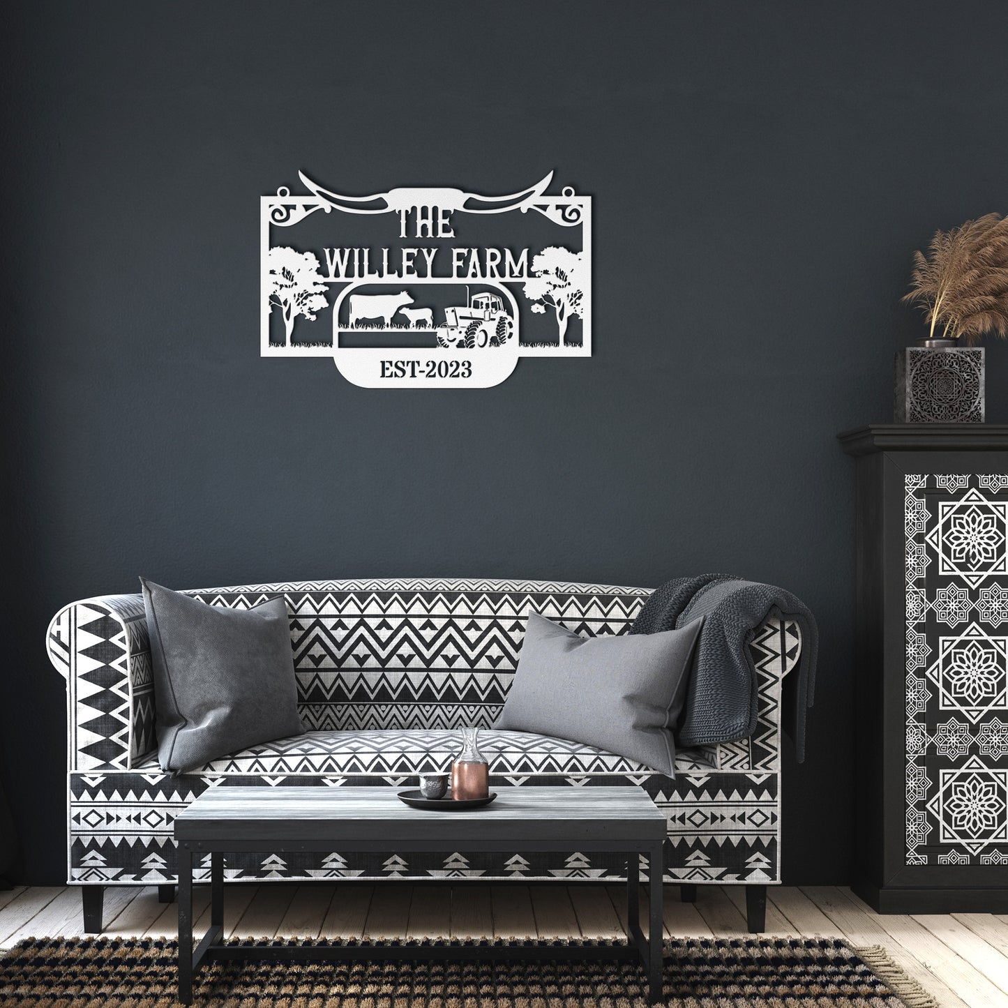 Cow Metal Signs
