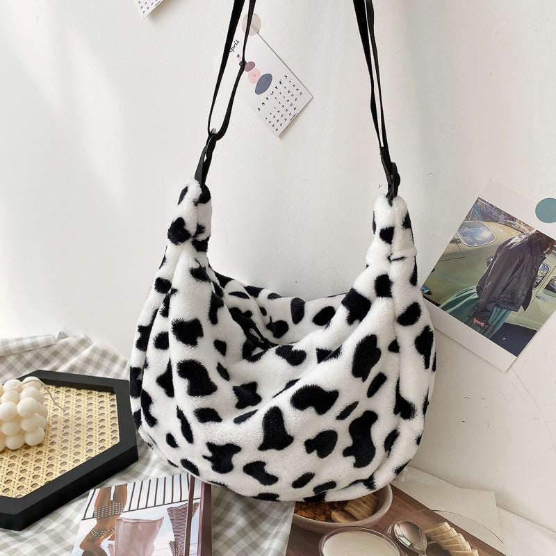 Cow Pattern Elegant Design Women Tote Handbags