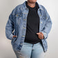 Apparently I have an attitude who know Denim Jacket