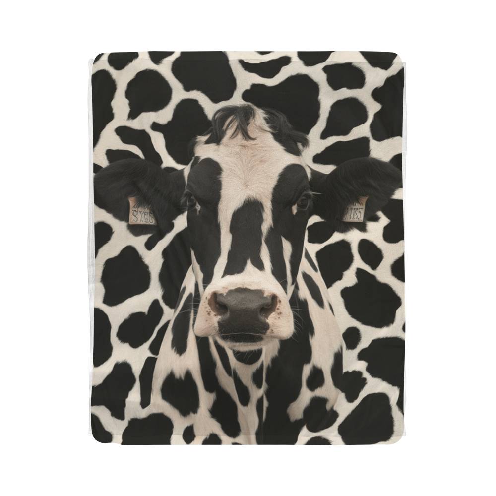 Stay Warm and Stylish with a Cow Print Blanket