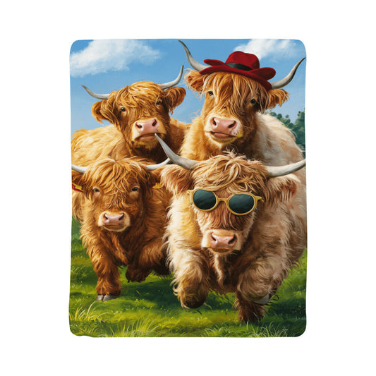 Stay Warm and Stylish with a Cow Print Blanket