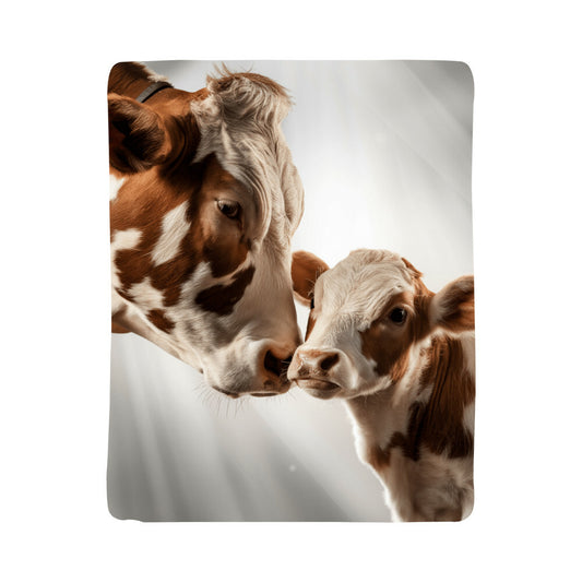 Stay Warm and Stylish with a Cow Print Blanket