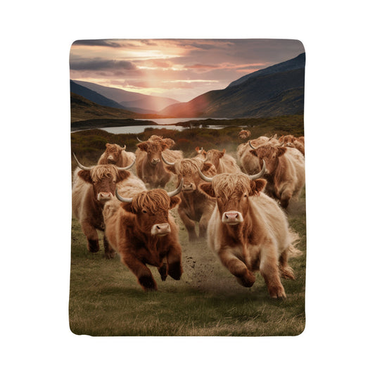 Stay Warm and Stylish with a Cow Print Blanket