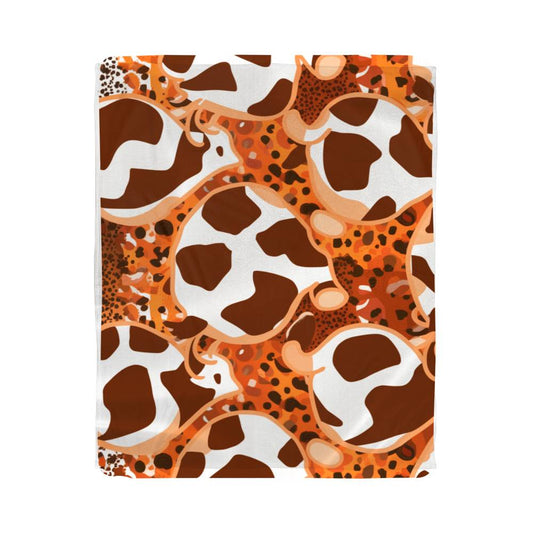 Stay Warm and Stylish with a Cow Print Blanket