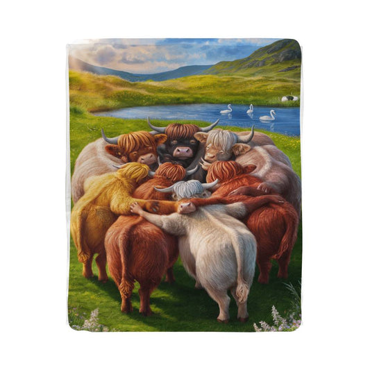 Stay Warm and Stylish with a Cow Print Blanket