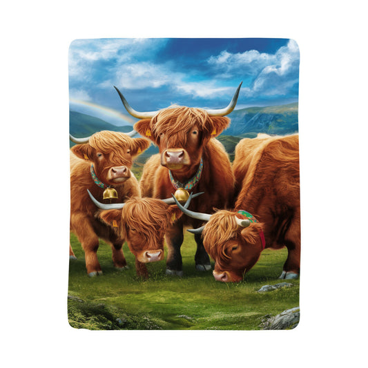 Stay Warm and Stylish with a Cow Print Blanket