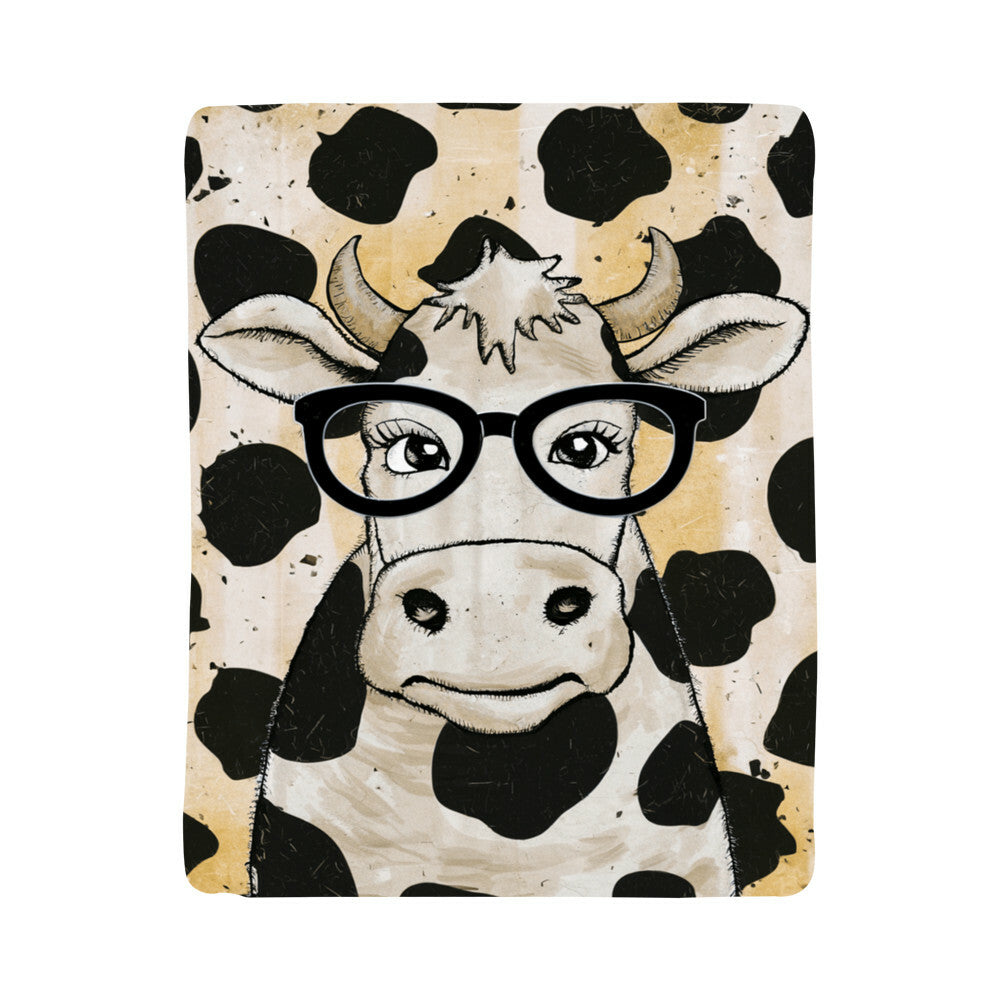 Stay Warm and Stylish with a Cow Print Blanket