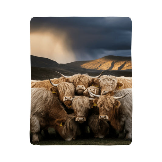 Stay Warm and Stylish with a Cow Print Blanket