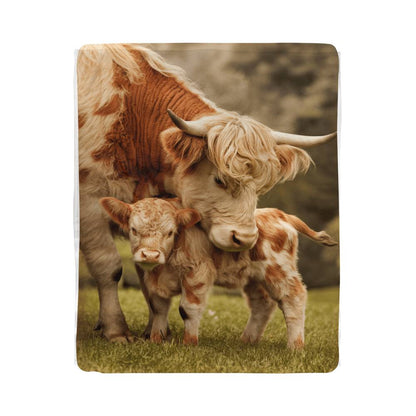 Stay Warm and Stylish with a Cow Print Blanket