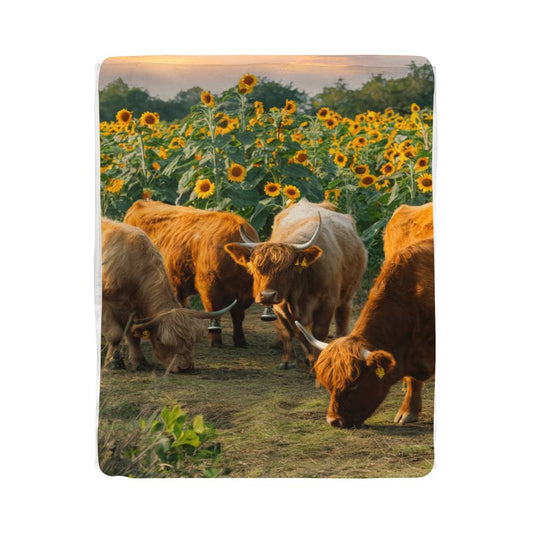 Stay Warm and Stylish with a Cow Print Blanket