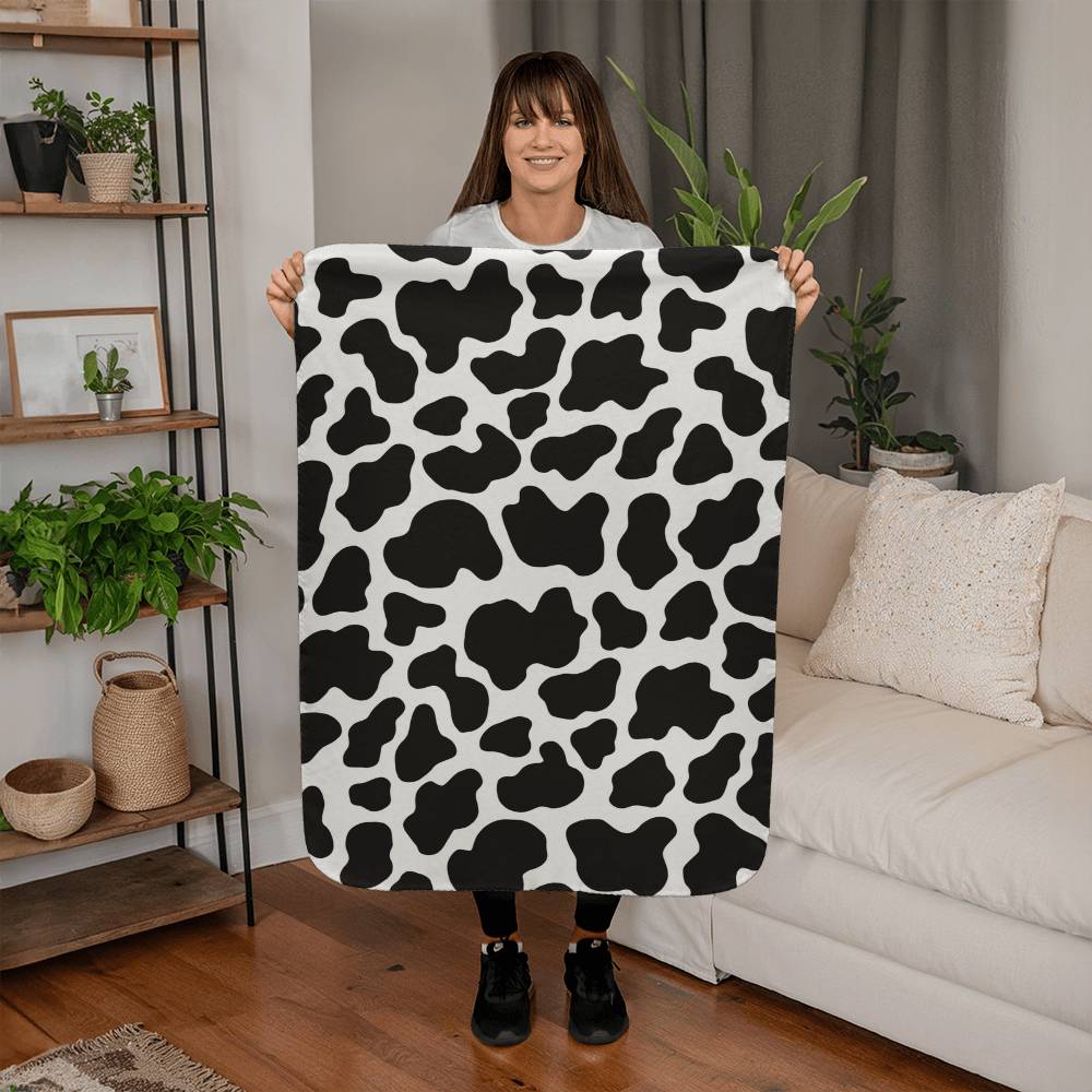 Stay Warm and Stylish with a Cow Print Blanket