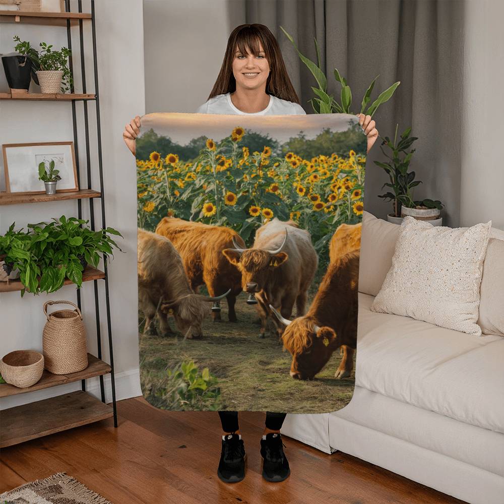 Stay Warm and Stylish with a Cow Print Blanket