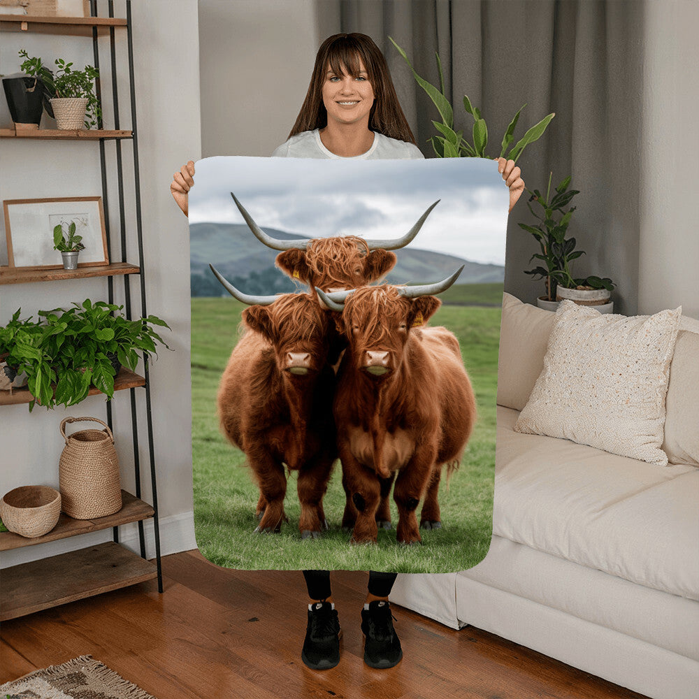 Stay Warm and Stylish with a Cow Print Blanket