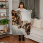 Stay Warm and Stylish with a Cow Print Blanket