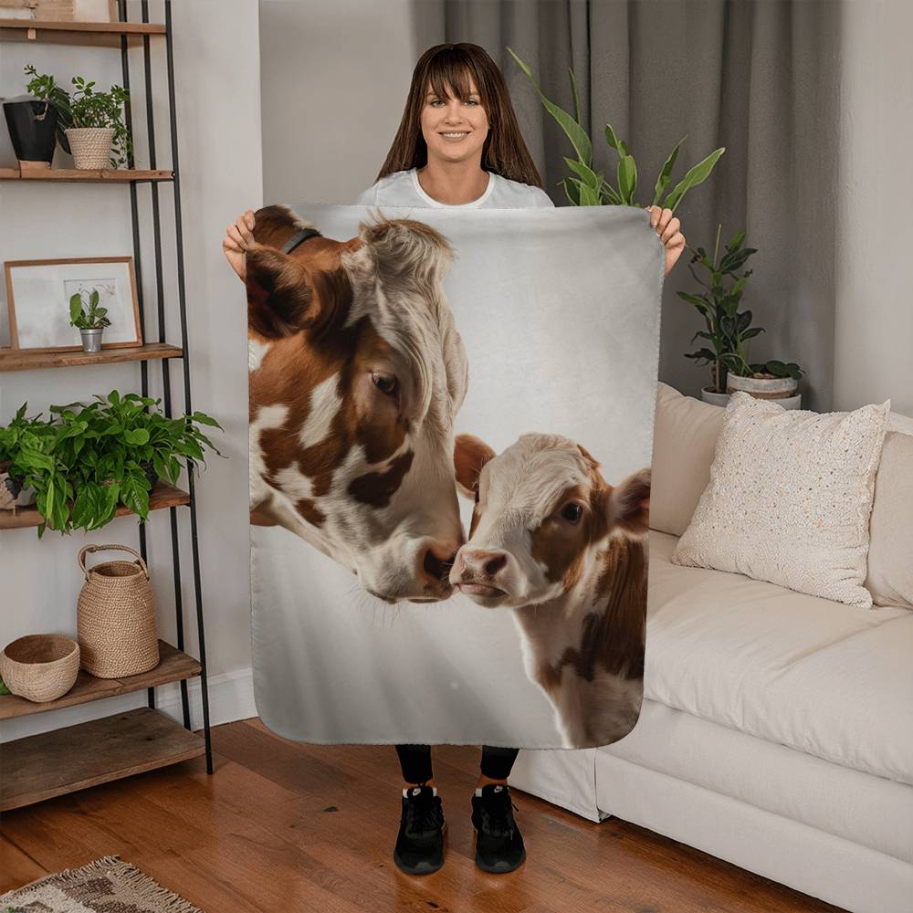 Stay Warm and Stylish with a Cow Print Blanket