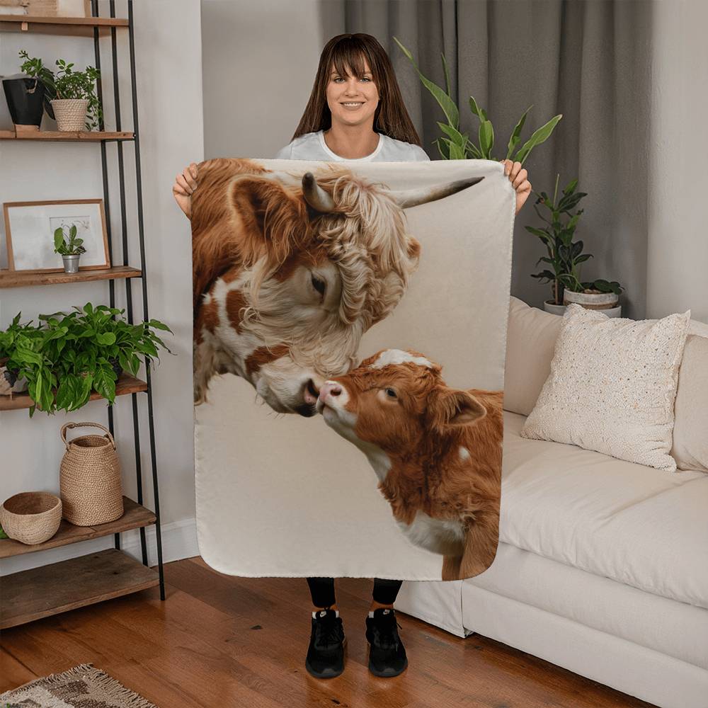 Stay Warm and Stylish with a Cow Print Blanket