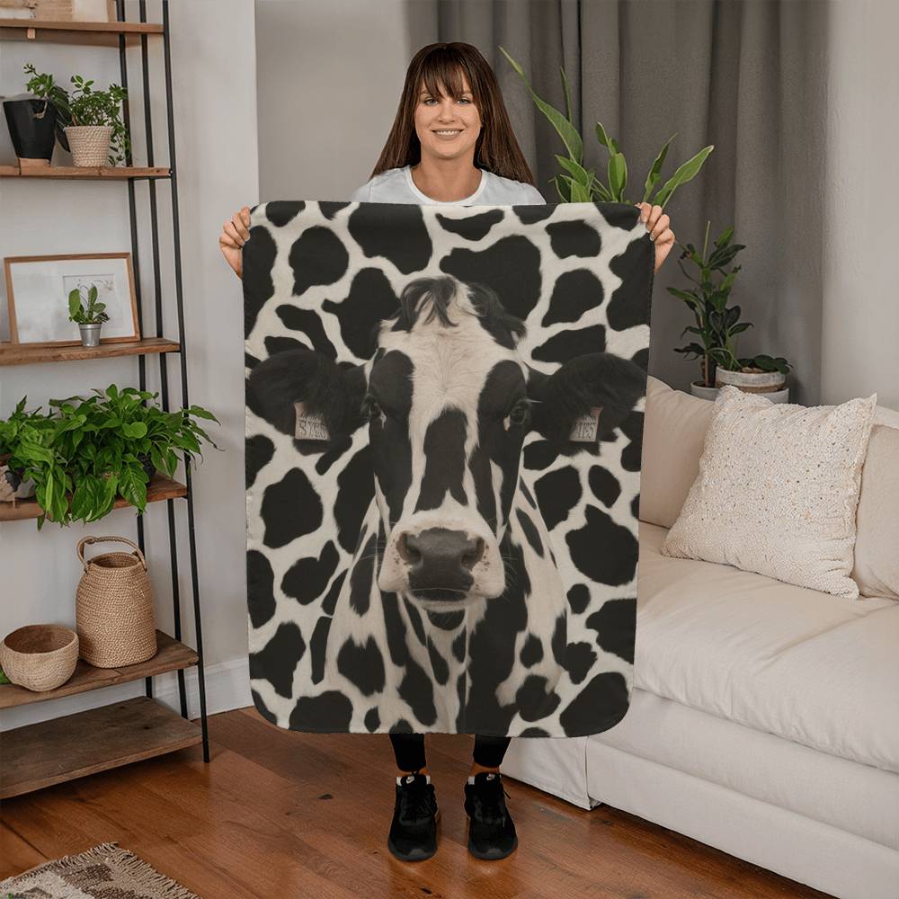 Stay Warm and Stylish with a Cow Print Blanket