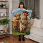 Stay Warm and Stylish with a Cow Print Blanket