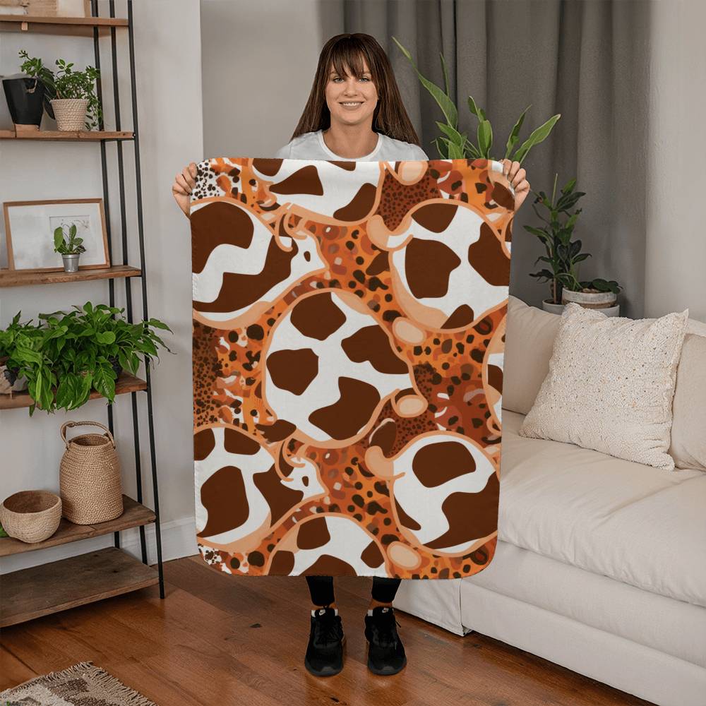 Stay Warm and Stylish with a Cow Print Blanket