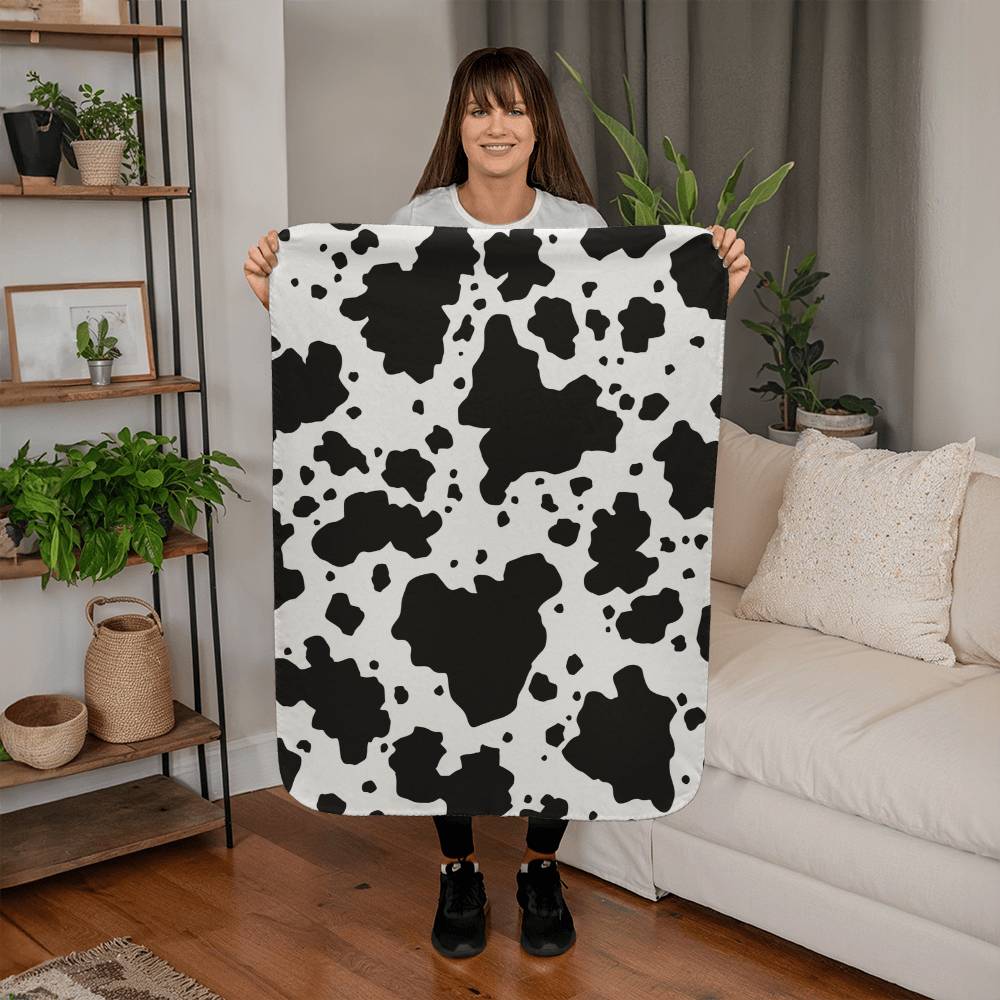 Stay Warm and Stylish with a Cow Print Blanket