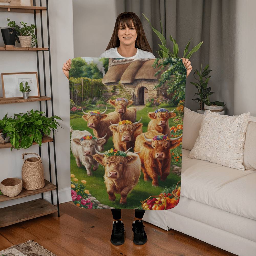 Stay Warm and Stylish with a Cow Print Blanket