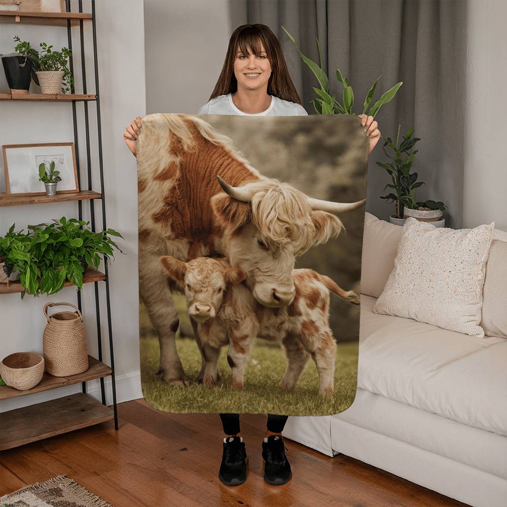 Stay Warm and Stylish with a Cow Print Blanket