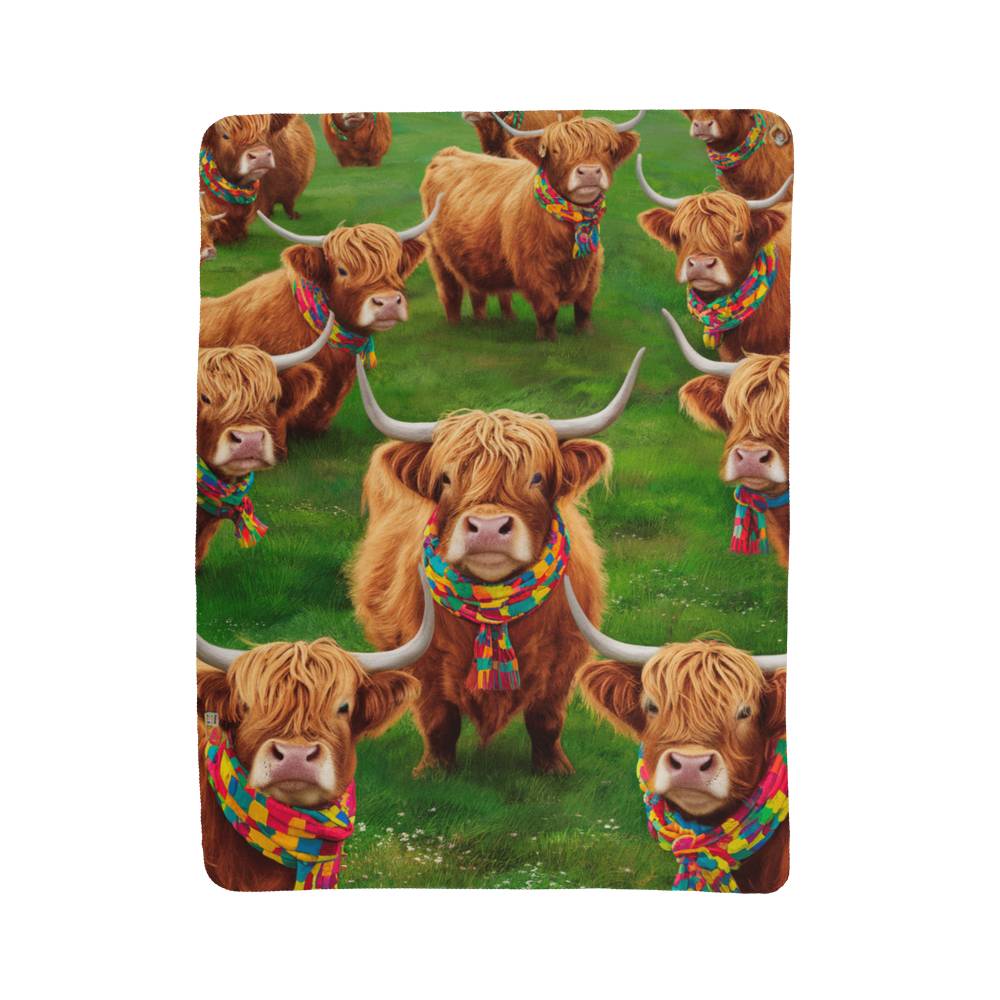 Stay Warm and Stylish with a Cow Print Blanket