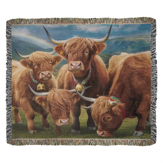 Stay Warm and Stylish with a Cow Print Blanket