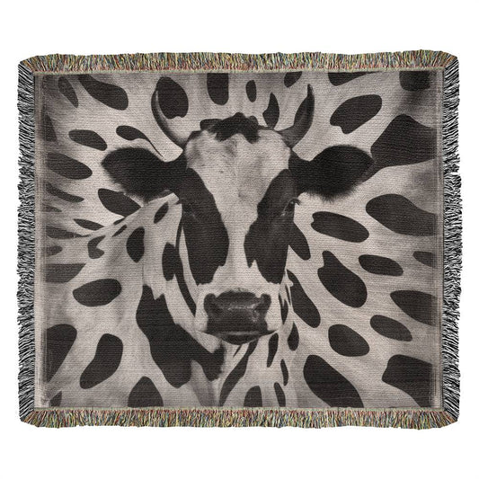 Stay Warm and Stylish with a Cow Print Blanket