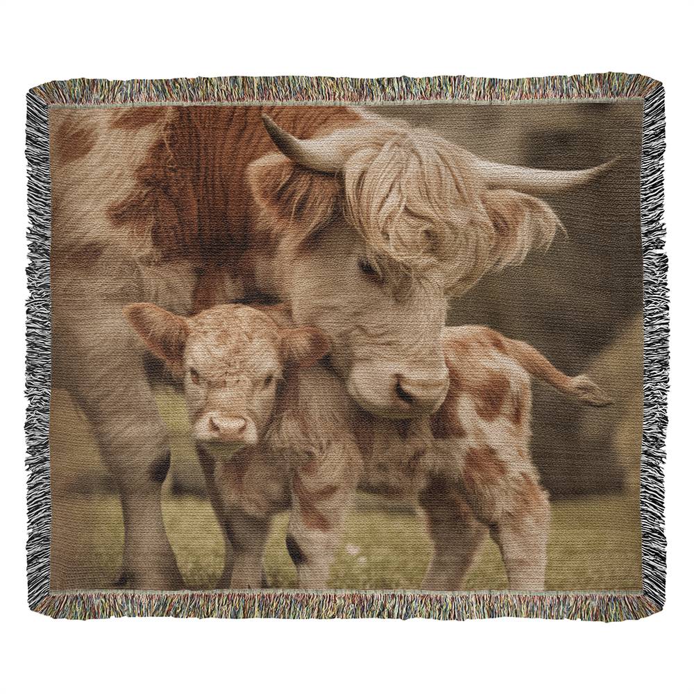 Stay Warm and Stylish with a Cow Print Blanket