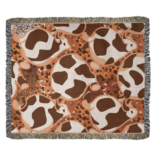 Stay Warm and Stylish with a Cow Print Blanket