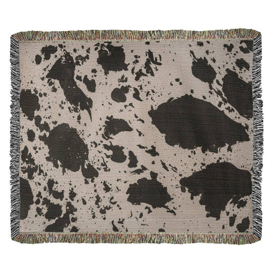 Stay Warm and Stylish with a Cow Print Blanket