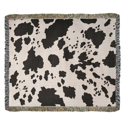 Stay Warm and Stylish with a Cow Print Blanket