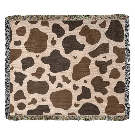 Stay Warm and Stylish with a Cow Print Blanket