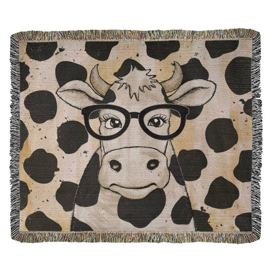 Stay Warm and Stylish with a Cow Print Blanket